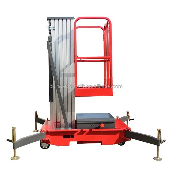 Hydraulic Mast Lift Manufacturer - 10m Single Column with Ladder