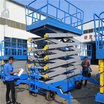 Electric Mobile Scissor Lift Supplier - Anti Tilt for Warehouse