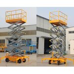 Battery Powered Scissor Lift Manufacturer - Mobile Anti Tilt Quiet