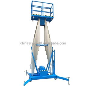 Single Mast Aluminum Lift Manufacturer - 8-10m Height 125kg Load