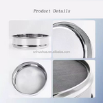 Test Sieves Factory - OEM 200-400mm Steel Wire Mesh Custom