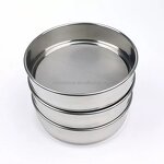 Test Sieves Factory - OEM 200-400mm Steel Wire Mesh Custom