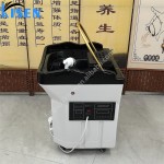 Kisen可移动热水头部疗法泰式水疗便携式洗发盆洗发床，用于沙龙头部水疗法