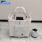 KISEN专业工厂沙龙椅便携式洗发盆头水疗设备水循环无管洗发碗