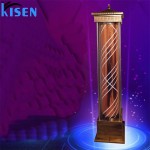 Kisen热卖美发沙龙转灯防水旋转LED灯大尺寸190厘米210厘米理发杆防水户外
