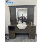Kisen直销理发站最新的沙龙家具与单面玻璃镜子浴室使用
