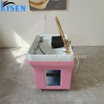Kisen热卖现代廉价粉红色PU皮革沙龙便携式洗发椅与头部治疗和蒸