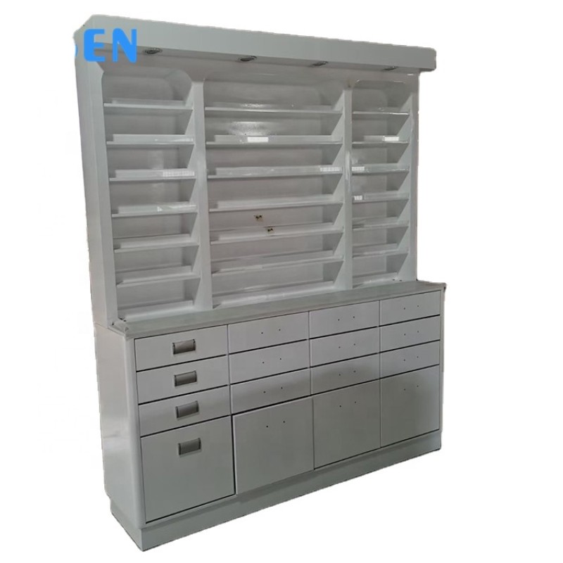 Storage Cabinet Barber Utility Unit Beauty Salon Station with Holders Styling Equipment with Drawers Shampoo Display