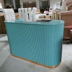 Modern Simple Company Checkout Counter for Front Desk Beauty Salon Clothing Shop Restaurant & Bar Counter Cash Register Corner