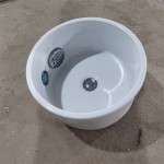 豪华足疗水槽碗盆排水泵没有管道无亚克力塑料漩涡足Spa美容沙龙使用