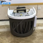 Kisen最新的便携式移动洗发盆沙龙家具头发与管道塑料洗头发水槽碗与头部治疗