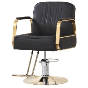 Kisen Wholesale Salon Chairs Furniture Hairdressing Salon Beauty Styling Optional Base and Color Barber Chair for Beauty Shop