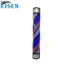 Kisen经典旋转LED开放标志理发标志180cm 90cm银垂理发店杆出售