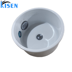 Funky Foshan Kisen Factory Pedicure Spa Bowl whirlpool Modern Portable Sink for Foot Spa  Made in China