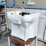 Kisen高品质沙龙家具无管洗发盆日本头部水疗设备便携式洗发水槽与两个水箱