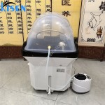 Kisen可移动热水头部疗法泰式水疗便携式洗发盆洗发床，用于沙龙头部水疗法