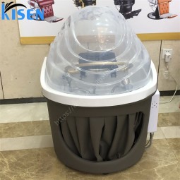 Kisen最新的便携式移动洗发盆沙龙家具头发与管道塑料洗头发水槽碗与头部治疗