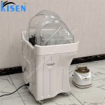 Kisen沙龙家具豪华白色洗发盆与水箱洗发便携式洗发水槽无管洗发碗