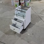 Kisen专业沙龙美发推车白色头发颜色移动头发延伸车热卖客厅