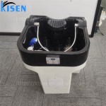 Kisen优质热卖便携式移动洗发洗发水水槽碗，头部治疗水循环酒吧和熏蒸