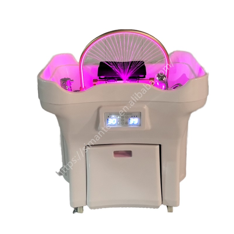 KISEN Newest Modern Water Tank Portable Shampoo Bed Washing Bowl Sink Hair Care and Styling Appliances for Beauty Salon Spa