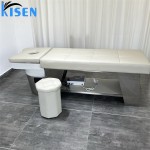 Kisen现代豪华躺下发廊洗发椅理发店泰式洗发椅按摩床与沙龙水槽