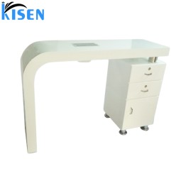 KISEN热卖美甲沙龙家具，指甲桌，指甲桌，美甲桌，椅子现代定制