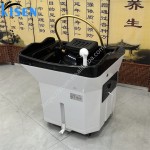 Kisen可移动热水头部疗法泰式水疗便携式洗发盆洗发床，用于沙龙头部水疗法