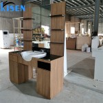 Kisen 2025最新经典重型美发沙龙造型站商业理发站美容镜浴室医院