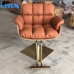 Kisen黑金理发店家具沙龙家具集silas De Barbero专业沙龙美发造型理发师椅子