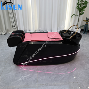 KISEN Electric Massage Head Spa Therapy Japanese Head Spa Equipment Shampoo Massage Bed Hair Washing Shampoo Chair for Sale