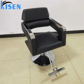 Kisen Cheap Price Salon Hair Chair Classic Leather Fashionable Customized Style Beauty Modern Styling Chairs
