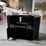 Modern Simple Company Checkout Counter for Front Desk Beauty Salon Clothing Shop Restaurant & Bar Counter Cash Register Corner