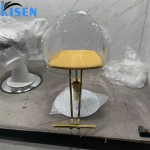 KISEN Wholesale New Design Salon Furniture Salon Equipment Barber Shop clear Styling Chair Barber Chair