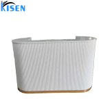 Kisen美发美容沙龙家具定制的颜色和尺寸白色粉红色黑色米色前台接待桌
