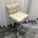 凯森豪华便携式滚动沙龙椅现代金属理发和指甲水疗凳子与车轮美容和按摩