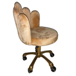 Kisen White pink Brown Portable Pedicure Technician Small Chair Master Stool for Beauty and Hair Salon Use