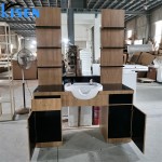 Kisen 2025最新经典重型美发沙龙造型站商业理发站美容镜浴室医院