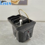 Kisen热卖白色沙龙洗涤槽，带水箱和热水器，无管道美容床使用