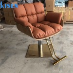 Kisen黑金理发店家具沙龙家具集silas De Barbero专业沙龙美发造型理发师椅子