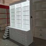 Storage Cabinet Barber Utility Unit Beauty Salon Station with Holders Styling Equipment with Drawers Shampoo Display