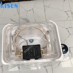 Kisen高品质沙龙家具无管洗发盆日本头部水疗设备便携式洗发水槽与两个水箱