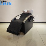 Kisen时尚美发沙龙理发店家具可调节洗发水造型椅和按摩电动床与躺椅腿