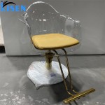 KISEN Wholesale New Design Salon Furniture Salon Equipment Barber Shop clear Styling Chair Barber Chair