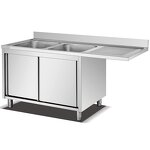 Kitchen Work Table Manufacturer - Stainless Steel with Shelf