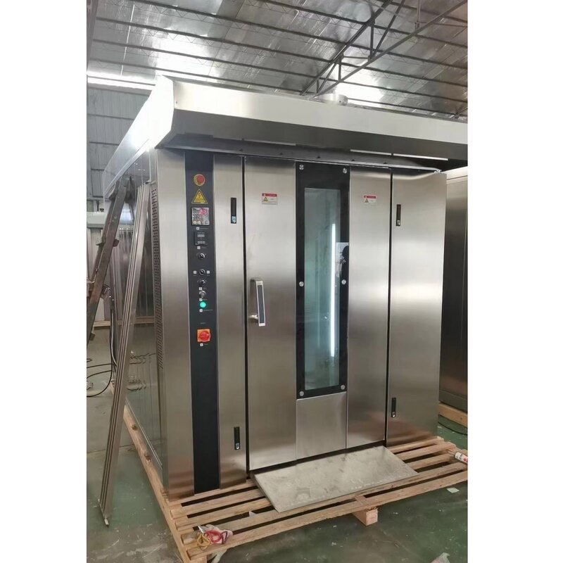 Electric Rotary Oven Manufacturer - 2 Trolly for Bakeries