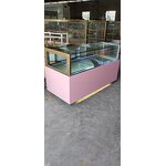 Double Layer Cake Display Supplier - Tempering Glass with Chiller