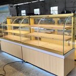 Bakery Display Cabinet Manufacturer - Customized Wood Shelf