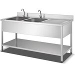 Kitchen Work Table Manufacturer - Stainless Steel with Shelf