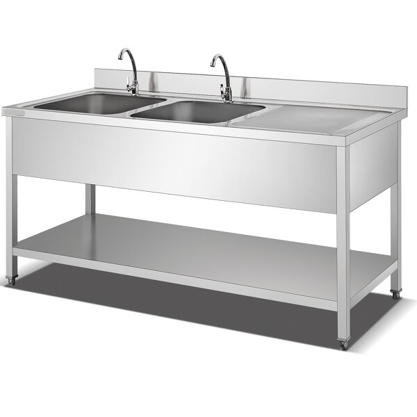 Commercial Kitchen Sink Supplier - Double Sink for Hotel